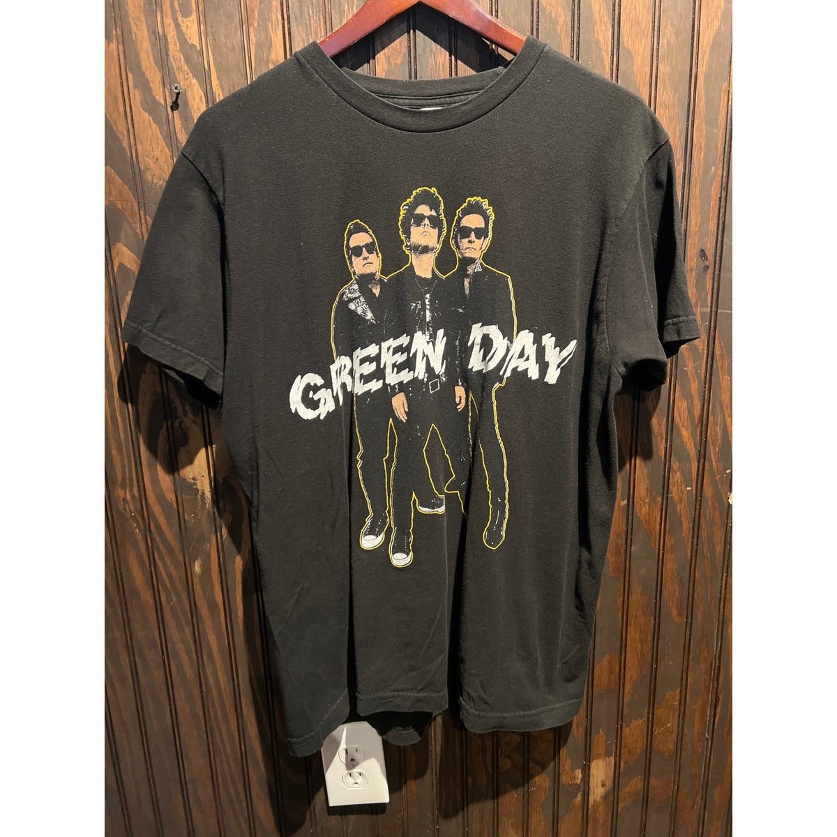 Green Day Band Graphic T-Shirt L 22x29
