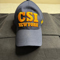 CSI New York Embroidered Baseball Cap Navy Blue Adjustable Strap