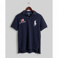 Polo Ralph Lauren Navy Blue Big Pony United States USA Flag Polo Shirt Mens XXL
