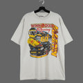 Vintage 90s Winn Dixie Racing Mark Martin Ford Taurus T-Shirt Heather Grey XL