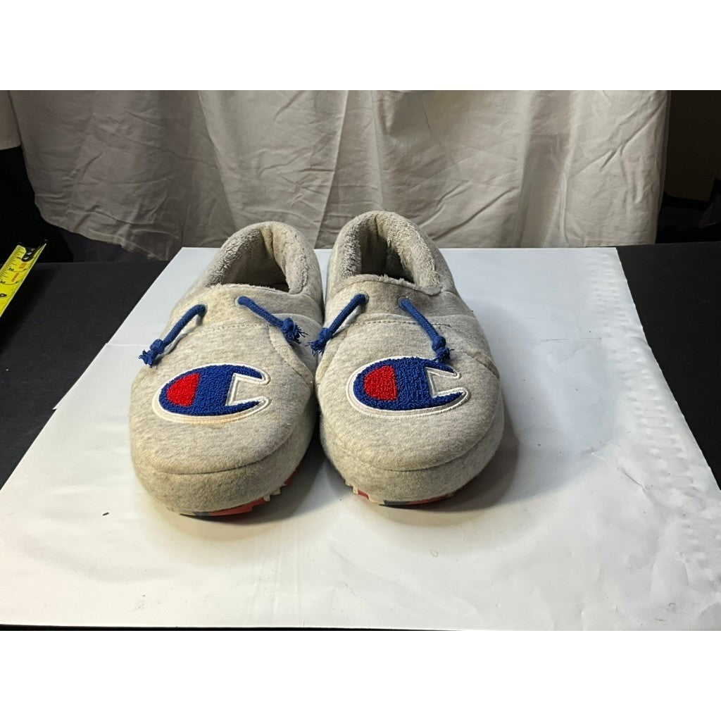 Champion Kids Slippers Toddler Boys Girls Gray Blue Red Logo Casual Shoes Sz M