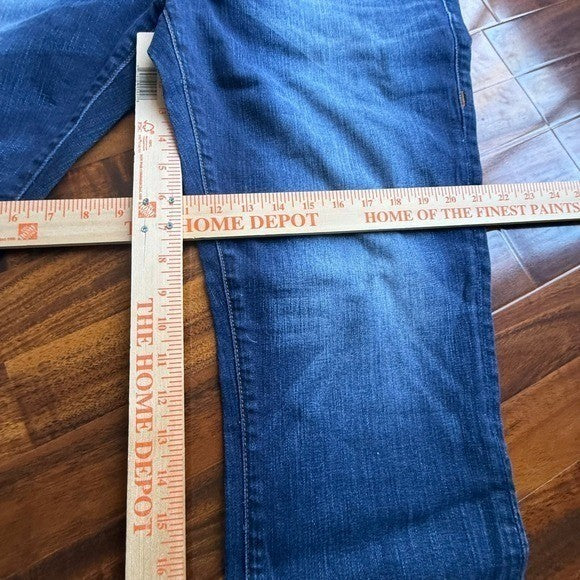 True Religion Mens Straight Leg Blue Denim Jeans Flap Pocket 40x32