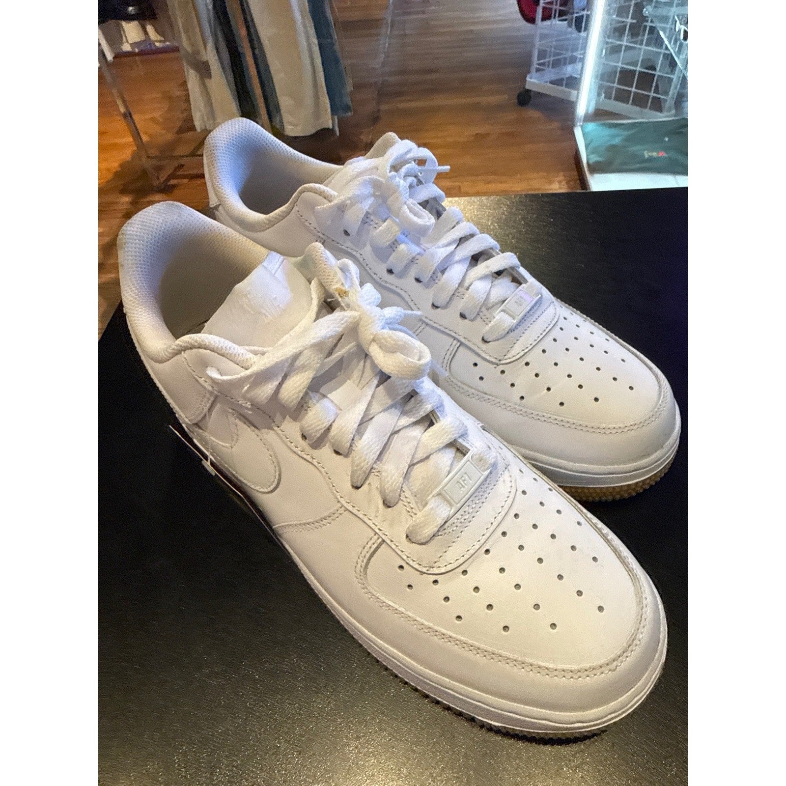 Nike Air Force 1 Low White Gum Sole Mens Sneakers DJ2739-100 Basketball Shoes