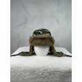 Camo Trapper Hat Ushanka Faux Fur Trim Ear Flaps Winter Warm