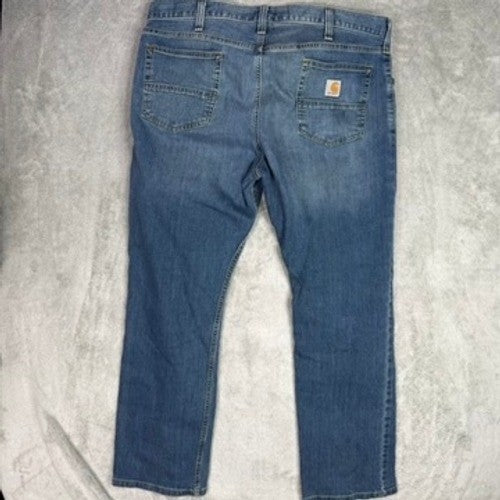 Carhartt Relaxed Fit Blue Denim Jeans Mens 38x30 Workwear Casual