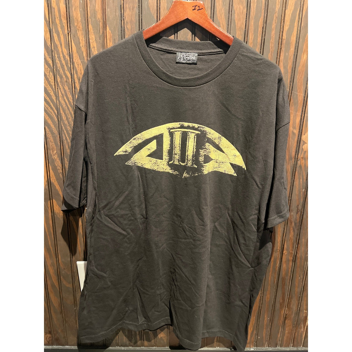 Vintage Static-X Static-II Band T-Shirt Black Graphic Tee Mens XL 26x33