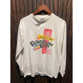 Vintage 1995 All Sport Rainbow Run Distressed Long Sleeve T-Shirt White 19x17