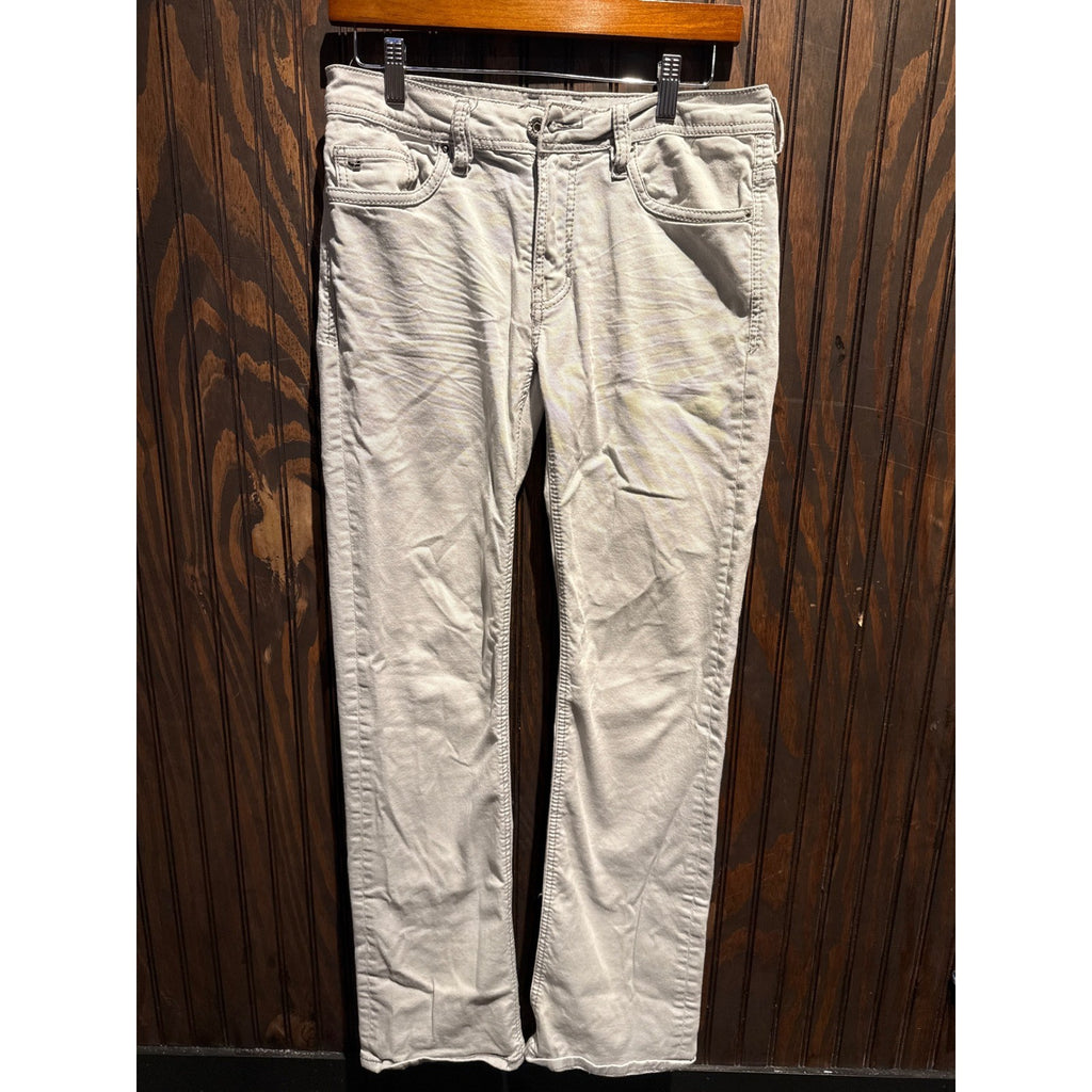 Buffalo David Bitton Max-X Slim Stretch Jeans Light Grey Mens 30x31 BM20924
