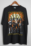 Vintage KISS Alive Worldwide 96 97 Tour TShirt Black Mens XL Champ Single Stitch