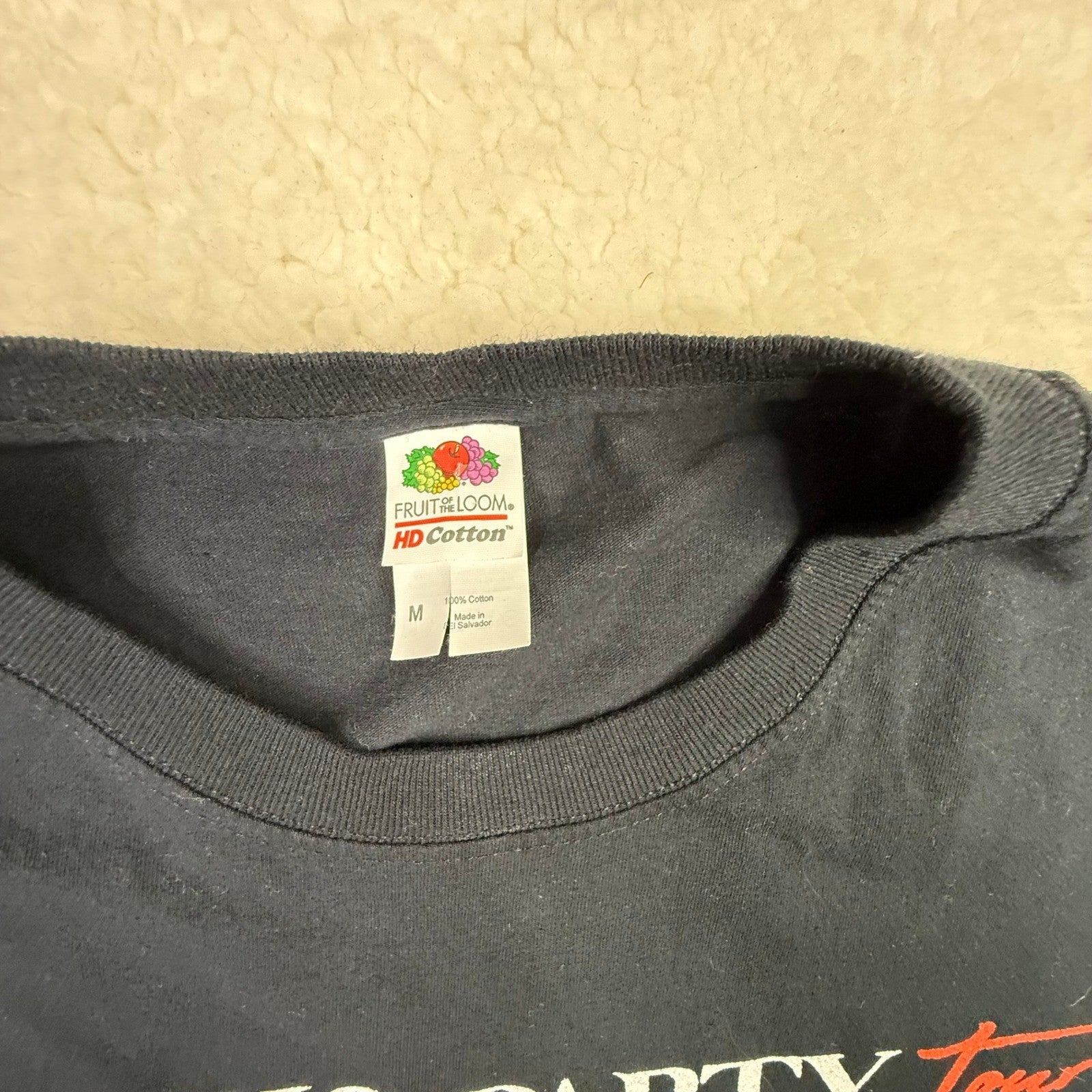Future One Big Party Tour T Shirt Black Fruit of the Loom Size Medium