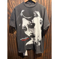 Vintage Marilyn Manson Graphic T-Shirt Black 90s Band Tee Rock Industrial Metal