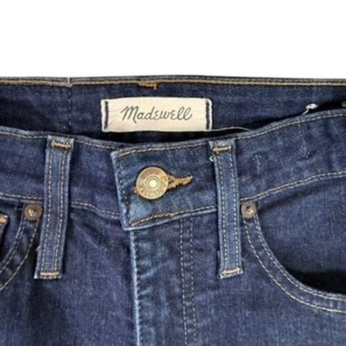 Madewell Curvy High Rise Skinny Jeans Dark Wash Size 24