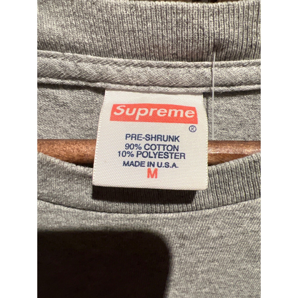 Supreme Mirage Tee Heather Grey Graphic T-Shirt Mens Size Medium Streetwear
