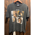 The Beatles Let It Be Graphic Tee Faded Black Music Band T-Shirt Mens XL