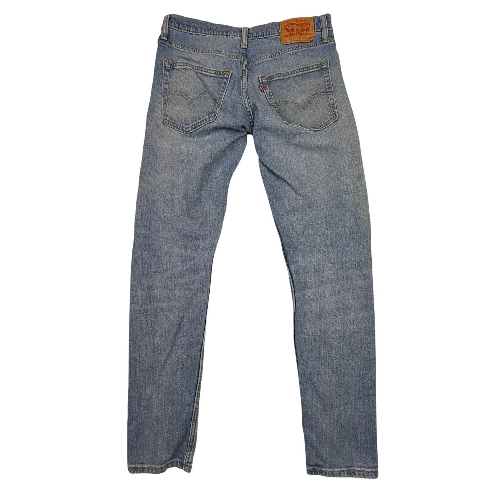Levi Strauss 512 Slim Taper Jeans Mens W30 L32 Blue Denim