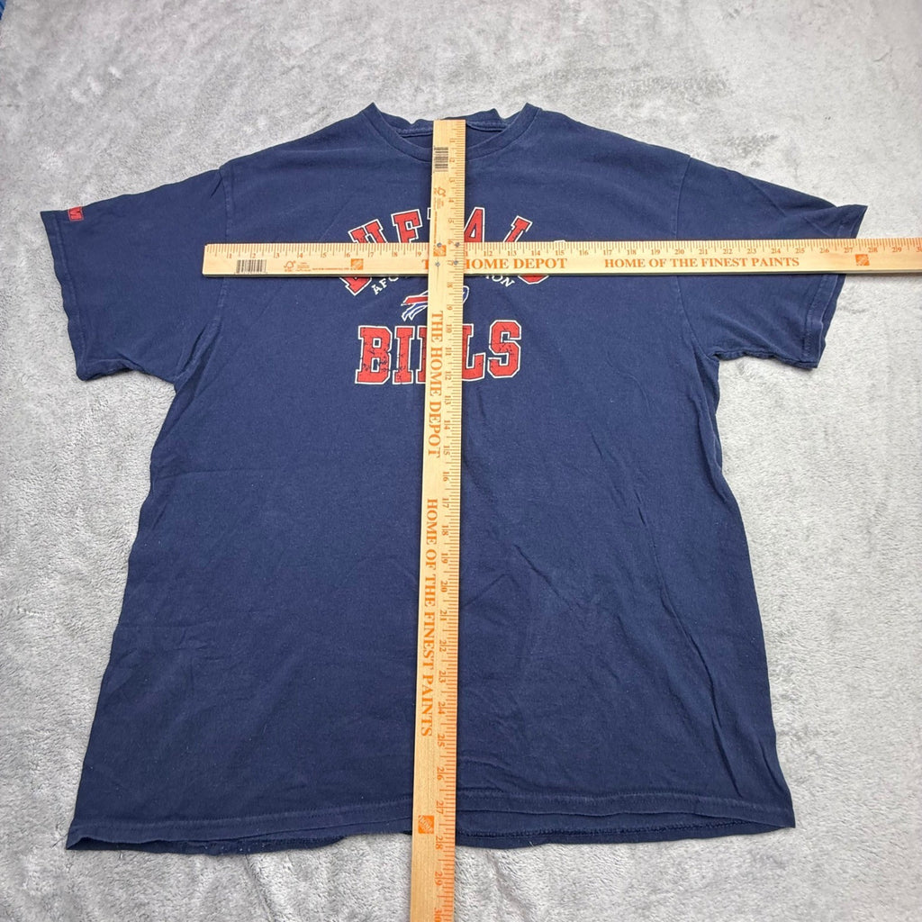 Buffalo Bills AFC East Division Graphic T Shirt Navy Blue XL