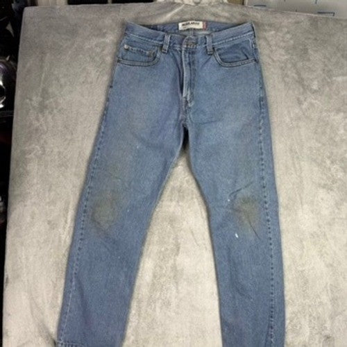 Levi's 505 Regular Fit Blue Denim Jeans Mens Size 34
