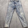 Vintage 80s Levi's 515 Orange Tab Acid Wash Made in USA