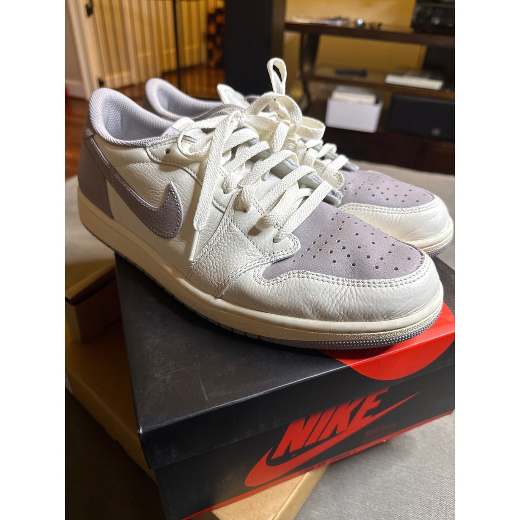 Air Jordan 1 Low OG Atmosphere Grey White Sail CZ0790-101 Mens Shoes New