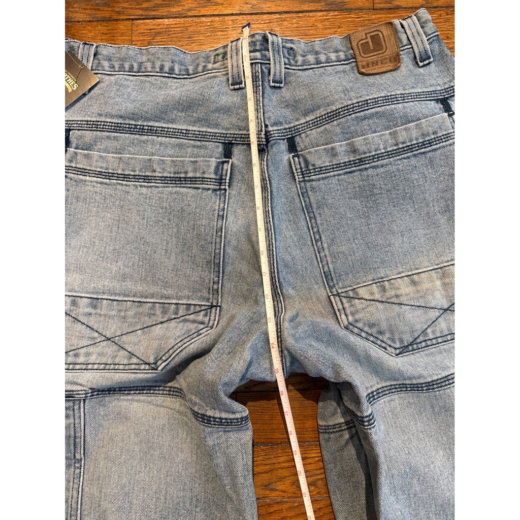 Vintage JNCO Jeans Mens 38x32 Light Wash Baggy Double Knee Carpenter Pants USA