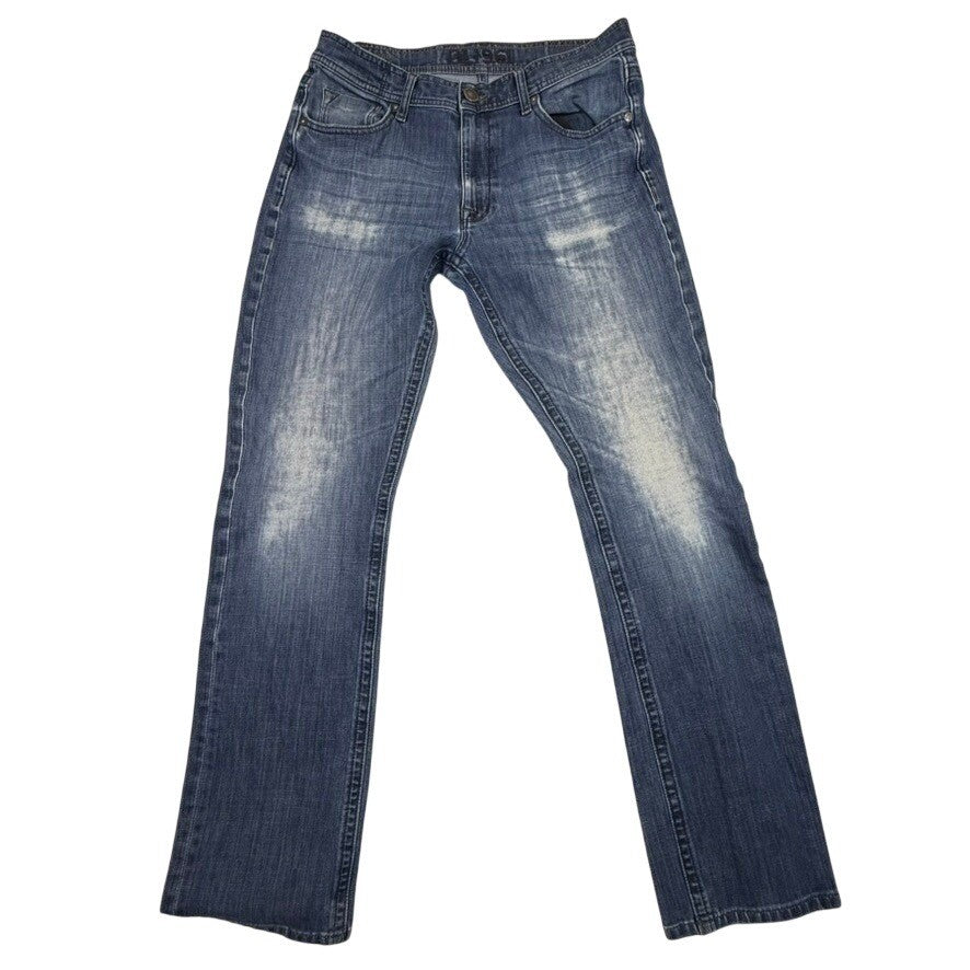 DL96 Vince Mens Straight Leg Jeans Blue Faded Medium Wash Denim Size 33x31