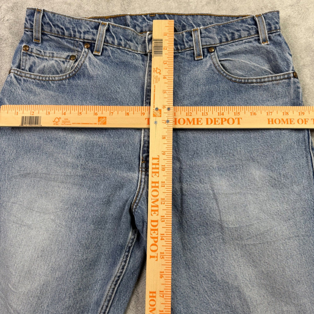 Levi's Relaxed Fit Jeans Mens 36x29 Light Wash Denim YKK Zip Fly