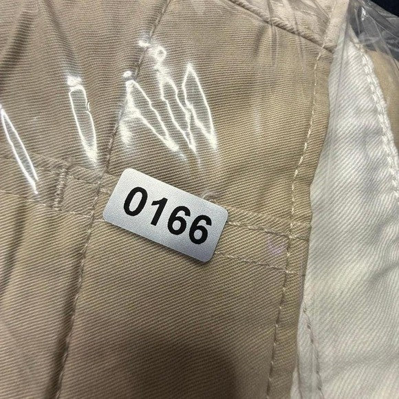 Calvin Klein Mens 34x34 Khaki Straight Fit Chino Pants Casual Dress Trousers