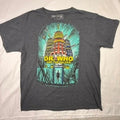 Dr Who and the Daleks Graphic T Shirt Dark Grey Size L