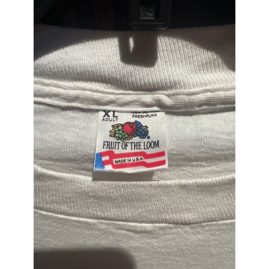 Vintage 1992 Atlanta Braves NL Champions Newspaper TShirt White Single Stitch XL