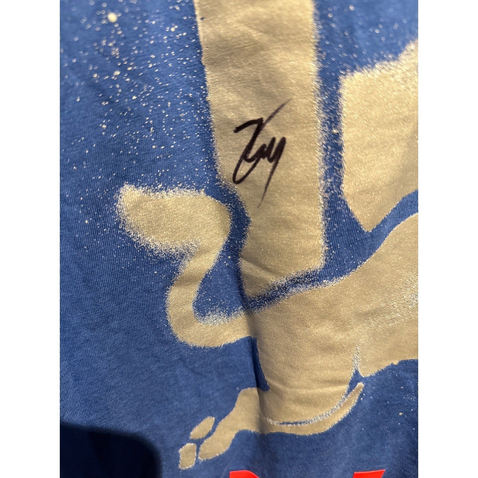 Hugo Boss Visa Cash App RB Formula One Sign TShirt Mens Blue Oversized F1 Racing