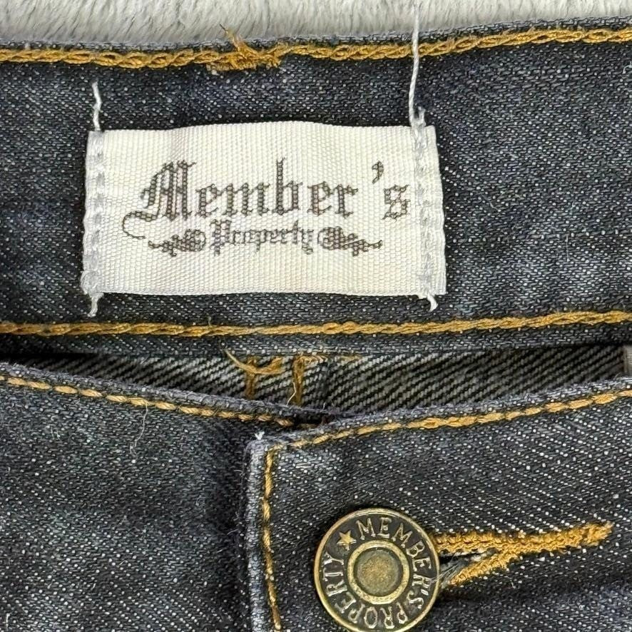Members Property Jeans Mens W42 L34 Dark Wash Traditional Denim Straight Leg