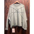 Rick Owens DRKSHDW Pentagram Gimp Sweatshirt Sage Green Oversized 30x26