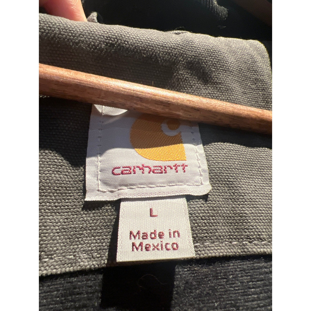 Carhartt Full Swing Relaxed Fit Washed Duck Fleece Lined Jacket Shadow Gray XL
