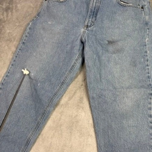 Light Wash Denim Jeans Men Size 36x30 Relaxed Fit Workwear Casual Pants