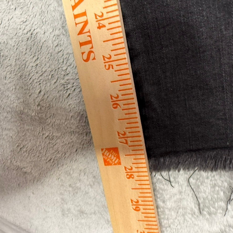 Madewell 10 High Rise Skinny Jeans Black Raw Hem Womens Size 25