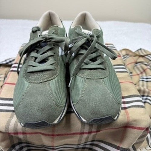 Diadora Men's Green Suede Nylon Low Top Sneakers Shoes Size 12 USM 46 EUR