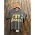 The Doors Graphic Band TShirt Faded Black Short Sleeve Rock Tee Distressed Small