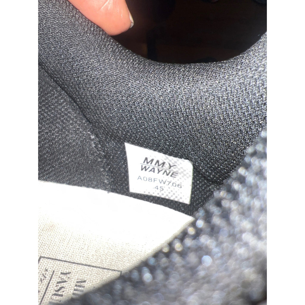 Maison Mihara Yasuhiro Peterson Low Black White Distorted Sole Sneakers