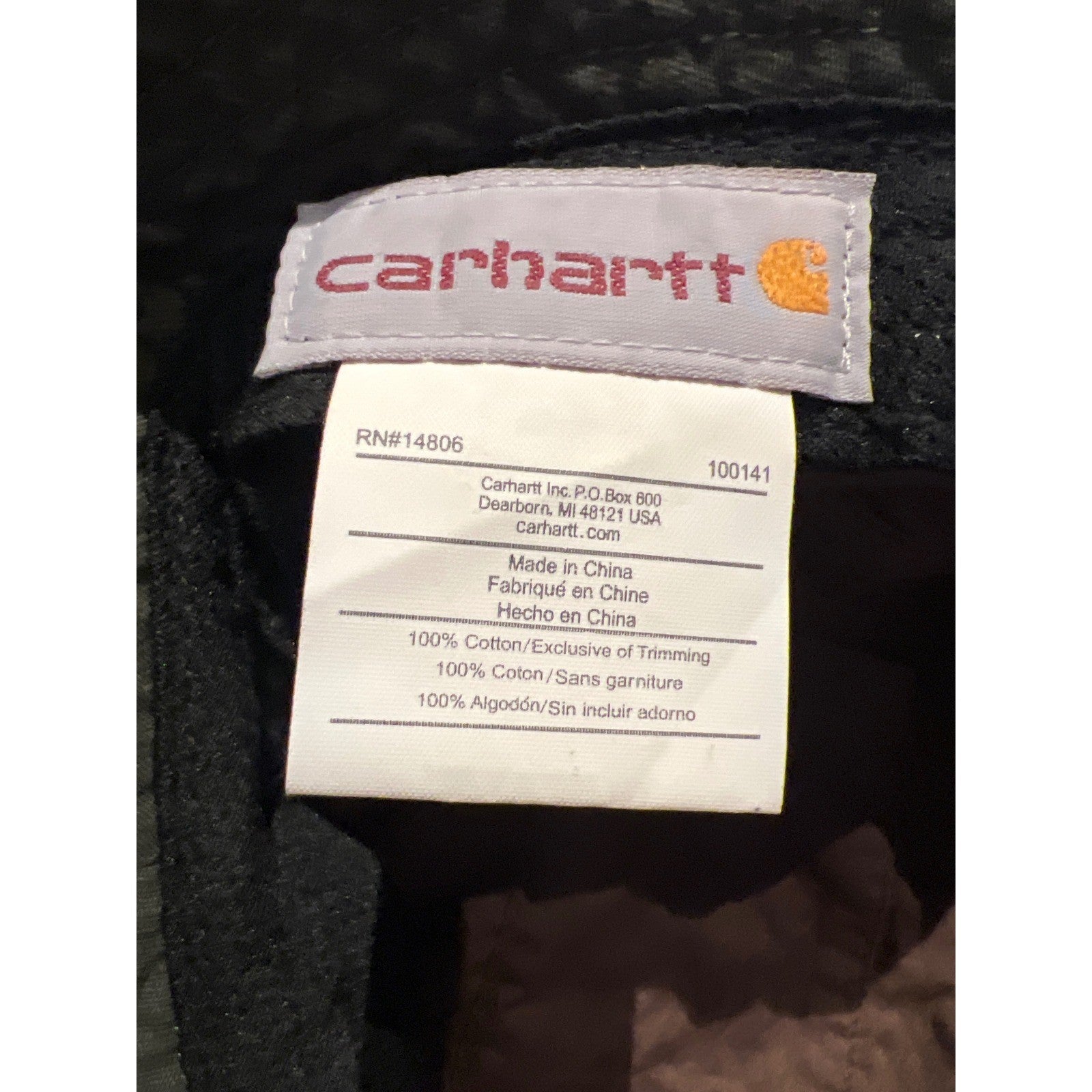 Carhartt WIP Script Bucket Hat Olive Green Ripstop Cotton Workwear Sun Hat NEW