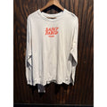 Kanye West Saint Pablo Tour Long Sleeve Shirt White Red Graphic Tee 2016 Mens XL