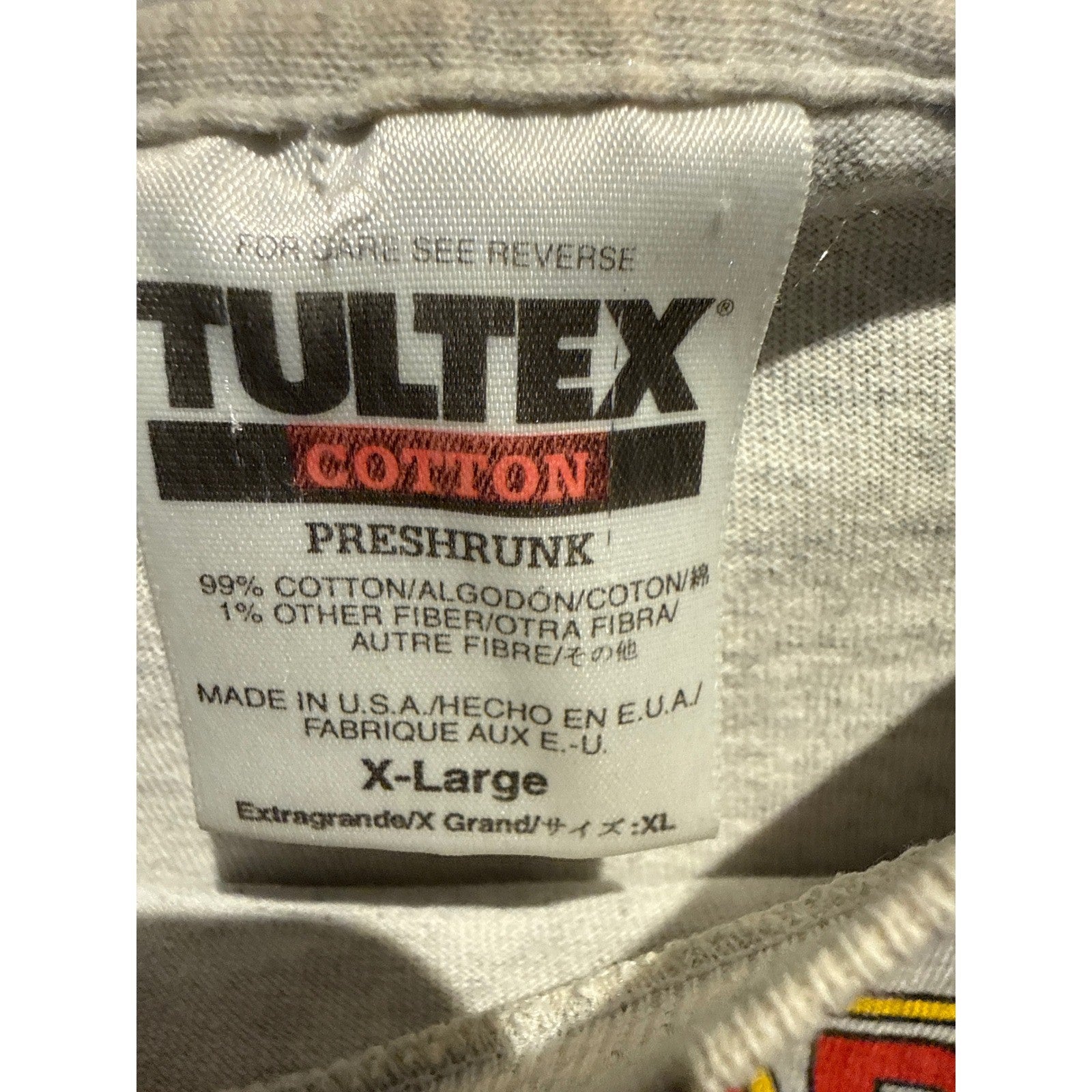 Vintage 90s Winn Dixie Racing Mark Martin Ford Taurus T-Shirt Heather Grey XL