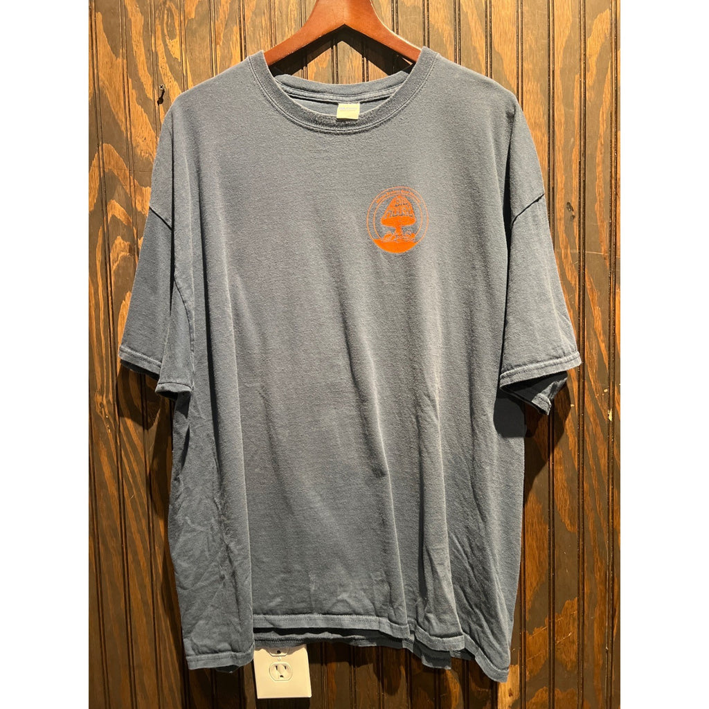 Allman Brothers Band Museum Big House T-Shirt Blue Gray Orange Mushroom XL