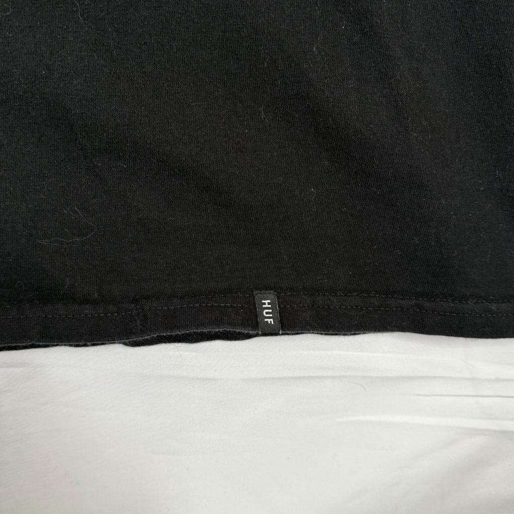 Huf Vintage black heavy T shirt black xxl