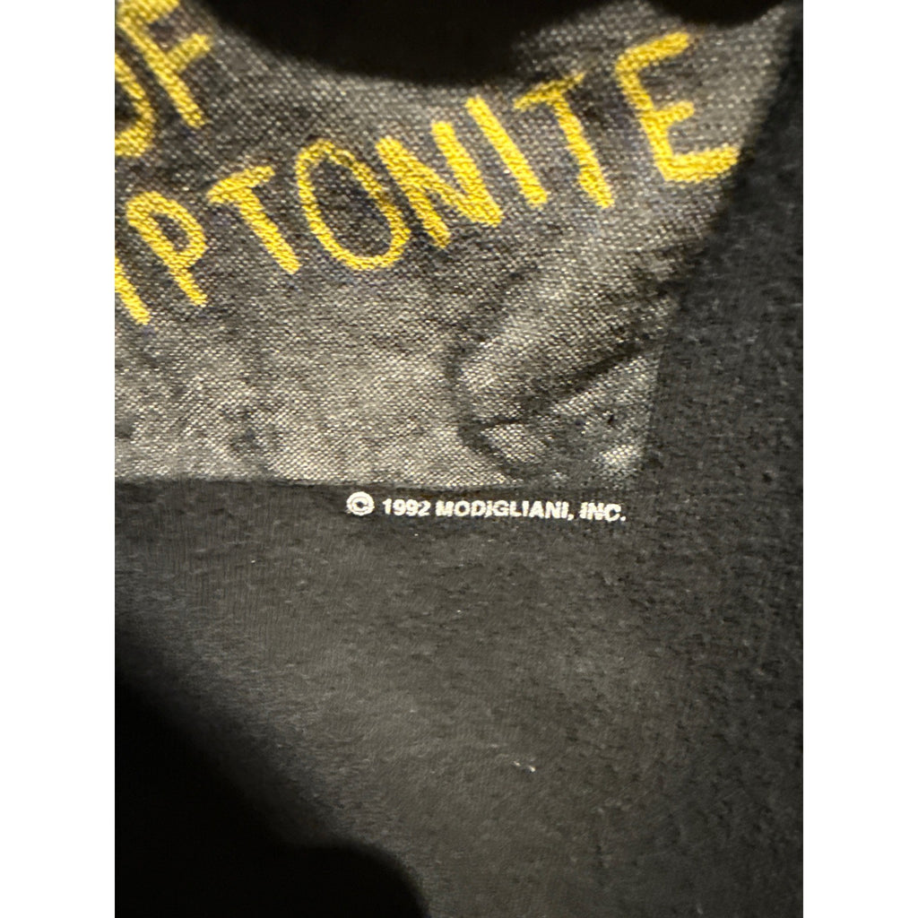 Vintage 1993 Spin Doctors Summer Tour Shirt Pocket Full of Kryptonite Black XL