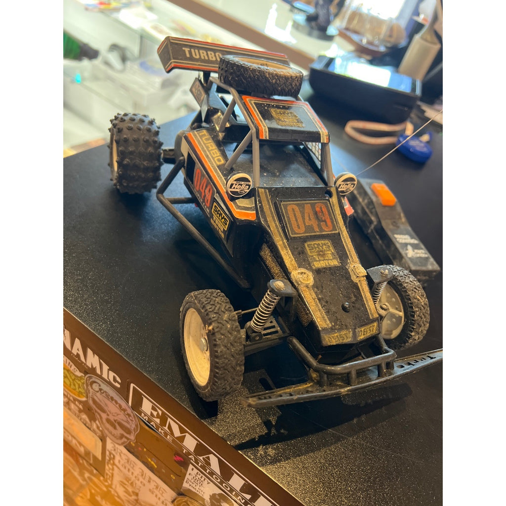 Vintage Taiyo Turbo Hopper RC Buggy Black Red 045 Royal Condor Controller 1980s