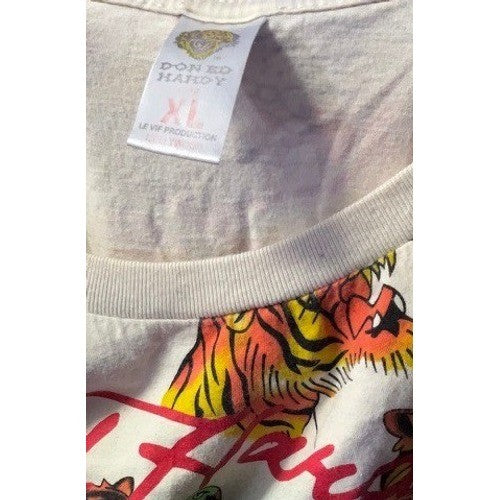 Ed Hardy Tiger Graphic T Shirt XL By Christian Audigier