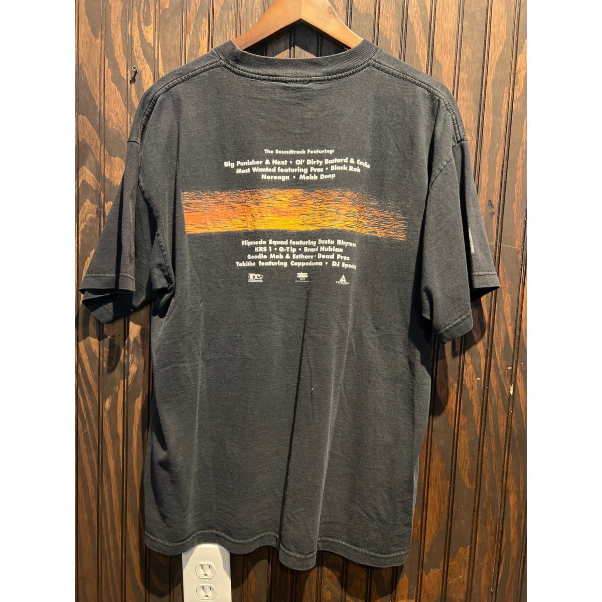 Vintage 1998 Slam Movie Promo T-Shirt Levis XL Made in USA Rap Tee Soundtrack