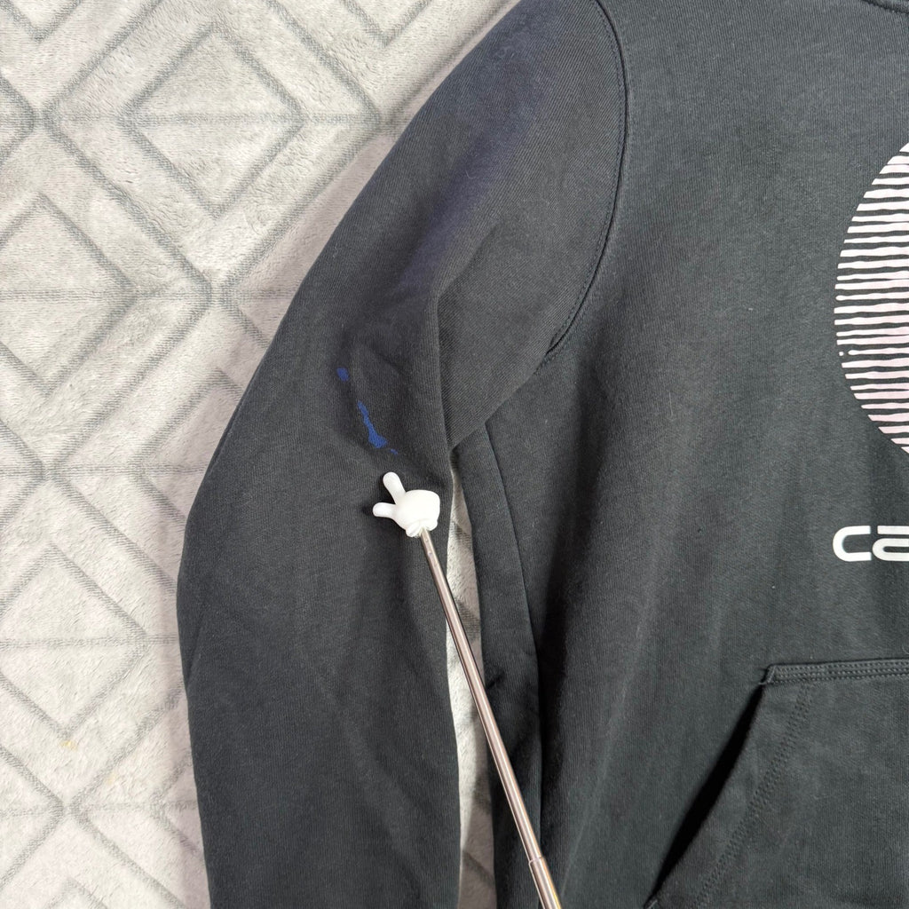 Carhartt Black Rain Defender Relaxed Fit Logo Hoodie Men's M