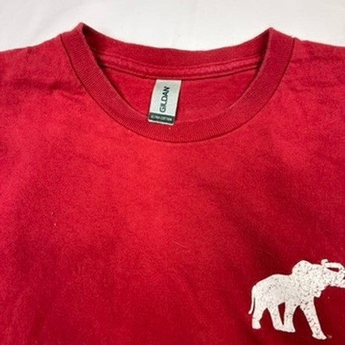 University of Alabama Crimson Tide Elephant Graphic T Shirt Gildan Red