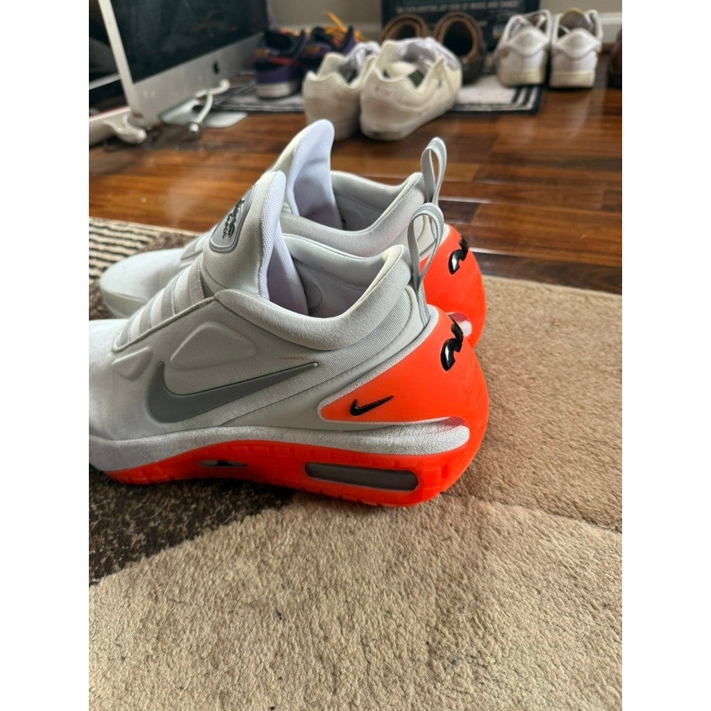 Nike Air Max 270 Bowfin Mens Shoes Gray Orange AO4687 002 Slip On Size 13